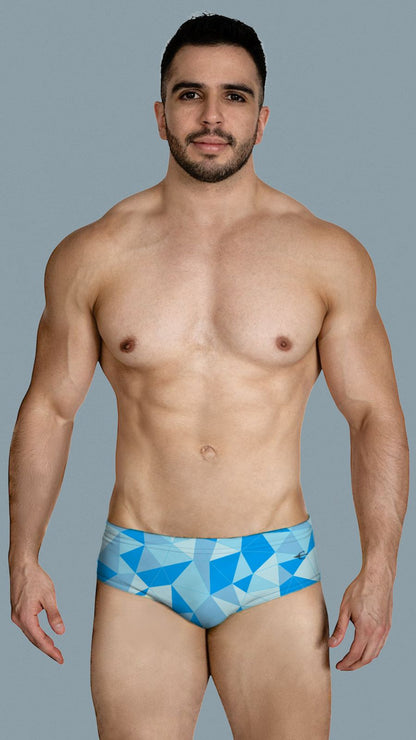 Equal Swimwear Brief Prisma Azul Claro