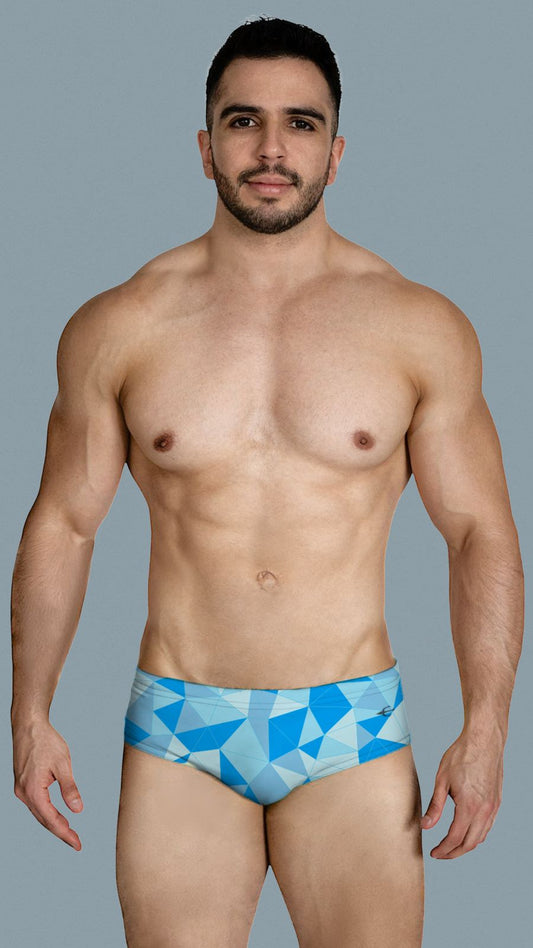 Equal Swimwear Brief Prisma Azul Claro