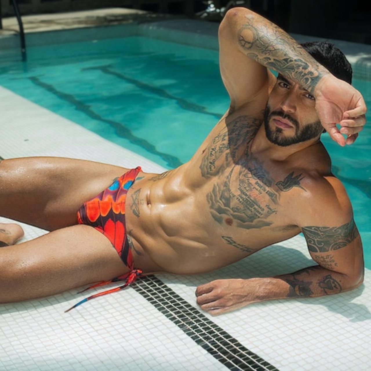 Equal Swimwear Bikini Trendy Naranja Mariposa